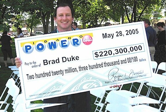 Idaho Powerball Winner Brad Duke