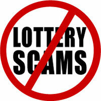 No Lottery Scams Logo