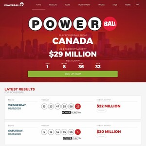 Powerball.ca Homepage