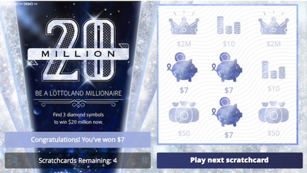 20 Million Scratch Card