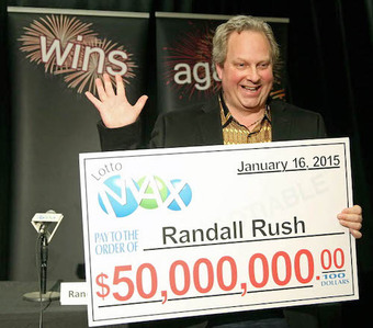 $50 Million Lotto Max Winner Randall Rush