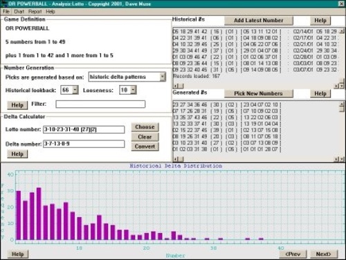 Analysis Lotto Screenshot