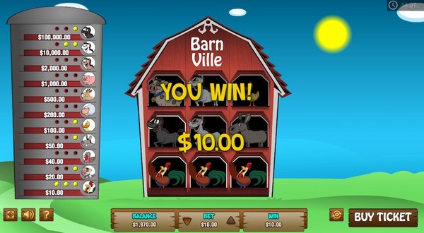 Barn Ville Scratch Card