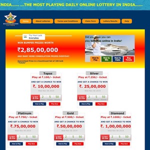 Bhagyalakshmi Lottery Homepage