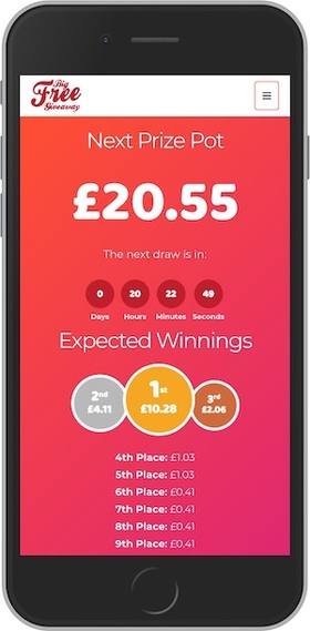 BigFreeGiveaway Mobile Site