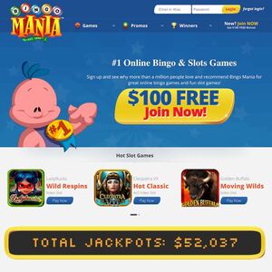BingoMania Homepage