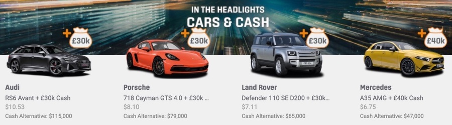 BOTB Cars and Cash Prizes