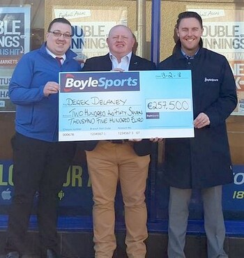 BoyleSports Lotto Winner Derek Delaney