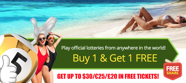 Buy 1 and Get 1 Free Lotto Tickets