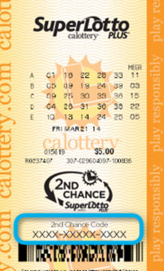 California SuperLotto Plus Ticket