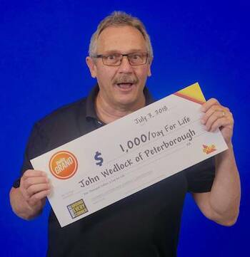 Canada Daily Grand Winner John Wedlock