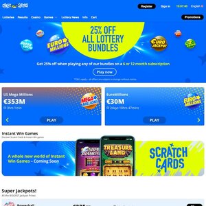 CrazyLottos Homepage