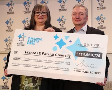 EuroMillions Winners Frances and Patrick Connolly