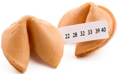Fortune Cookie With Lottery Numbers
