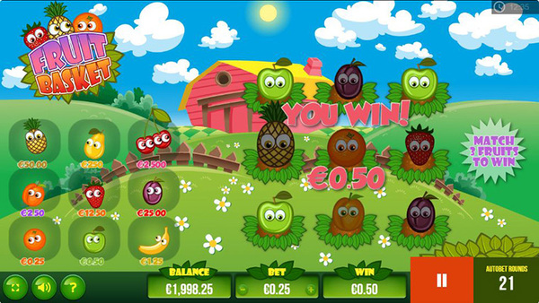 Fruit Basket Scratch Card