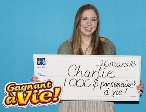 Gagnant a Vie Winner Charlie Lagarde