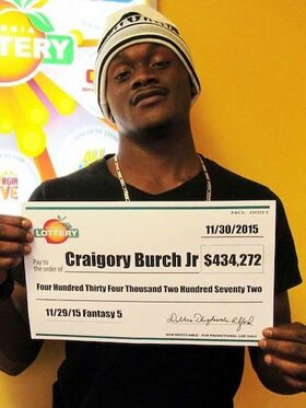 Georgia Lottery Winner Craigory Burch Jr