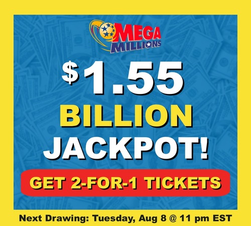 GiantLottos $1.55 Billion Mega Millions Jackpot Popup