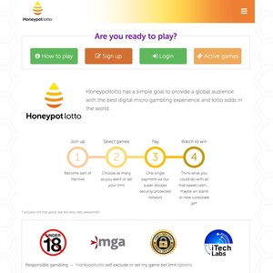 HoneypotLotto Homepage