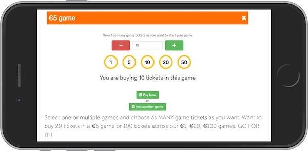 Honeypotlotto Mobile Site
