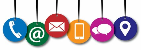 Icons for Various Contact Methods