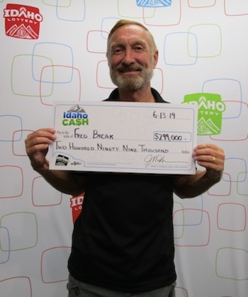 Idaho Cash Winner Fred Brcak