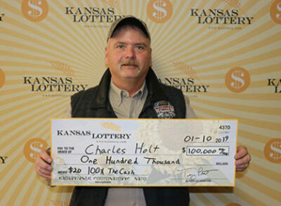 Kansas Cash Winner Charles Holt