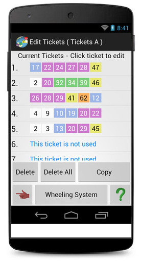 Lottery Checker Android Screenshot