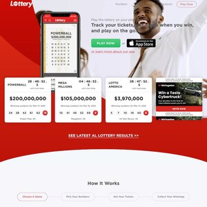 Lottery.com Homepage