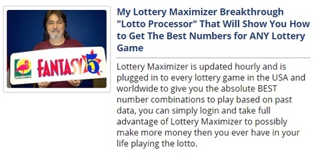 Lottery Maximizer Sales Copy