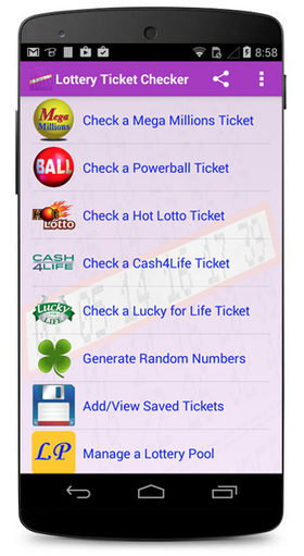 Lottery Ticket Checker (Scanner) Android Screenshot