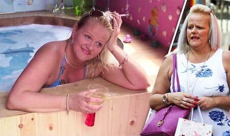 Lotto Gran Susanne Hinte in Hot Tub and Shopping