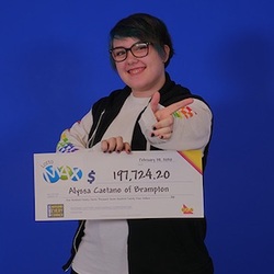 Lotto Max Winner Alyssa Caetano