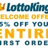 LottoKings Welcome Offer: Save 25% off your first order
