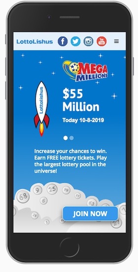 LottoLishus Mobile Site
