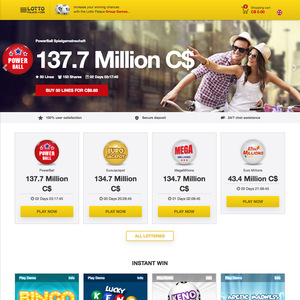 LottoPalace Homepage