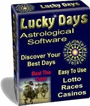 Lucky Days Astrological Lottery Software