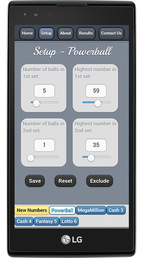 Lucky Number 7 Android Screenshot