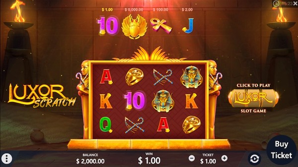 Luxor Scratch Scratch Card
