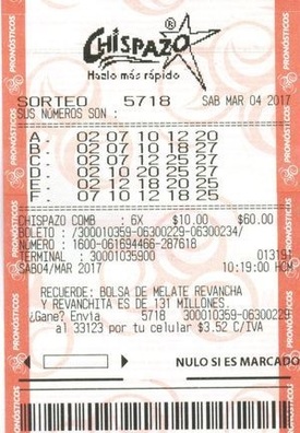 Mexico Chispazo Ticket
