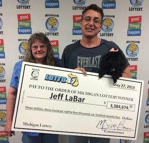 Michigan Lotto 47 Winner Jeff LaBar