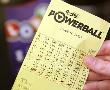 New Zealand Powerball Ticket