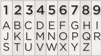 Numerology Letters to Numbers