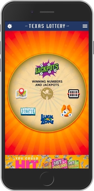Official Texas Lottery App Mobile Screenshot