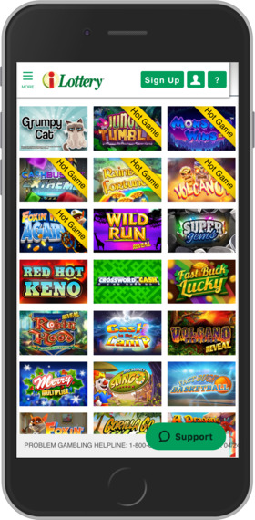 PA iLottery Mobile Site