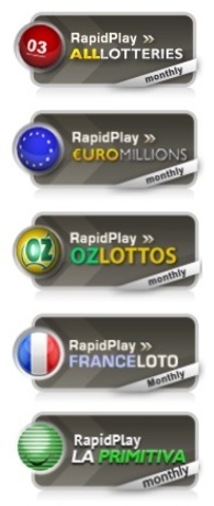 PlayHugeLottos Rapid Play Monthly Play