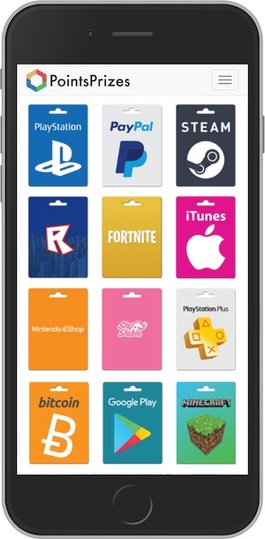 PointsPrizes Android/iOS App Screenshot