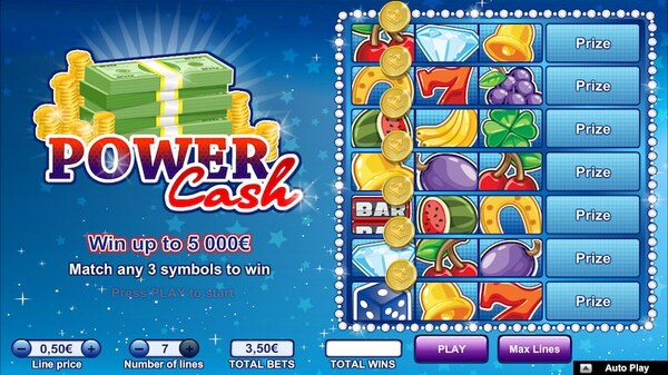 Power Cash Scratch Card