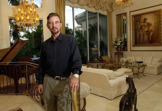 Powerball Winner David Lee Edwards in His Mansion