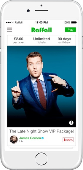 Raffall Mobile App Screenshot